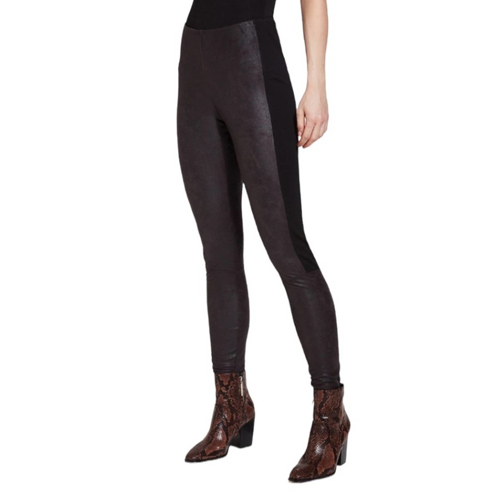 Lysse High-Waisted Leggings Trent Buffed Suede Ponte Legging